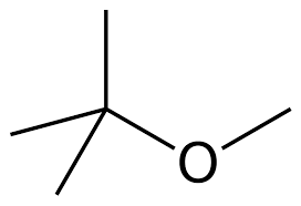 ساختار شیمیایی MTBE
